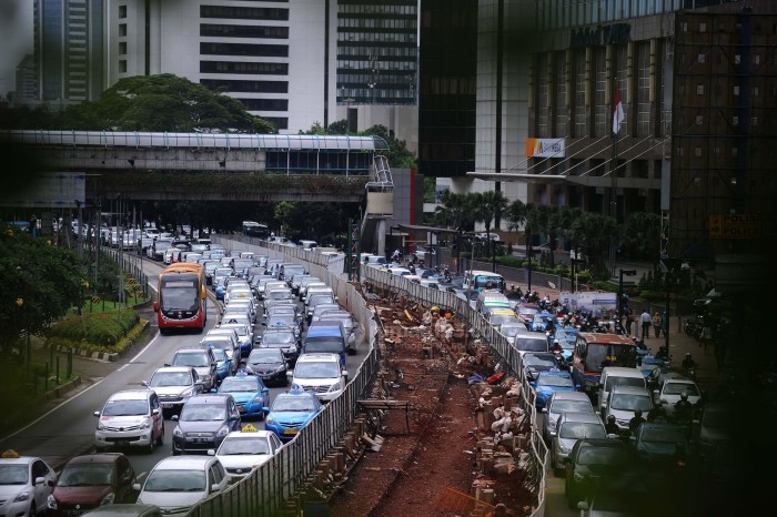kemacetan kota besar macet
